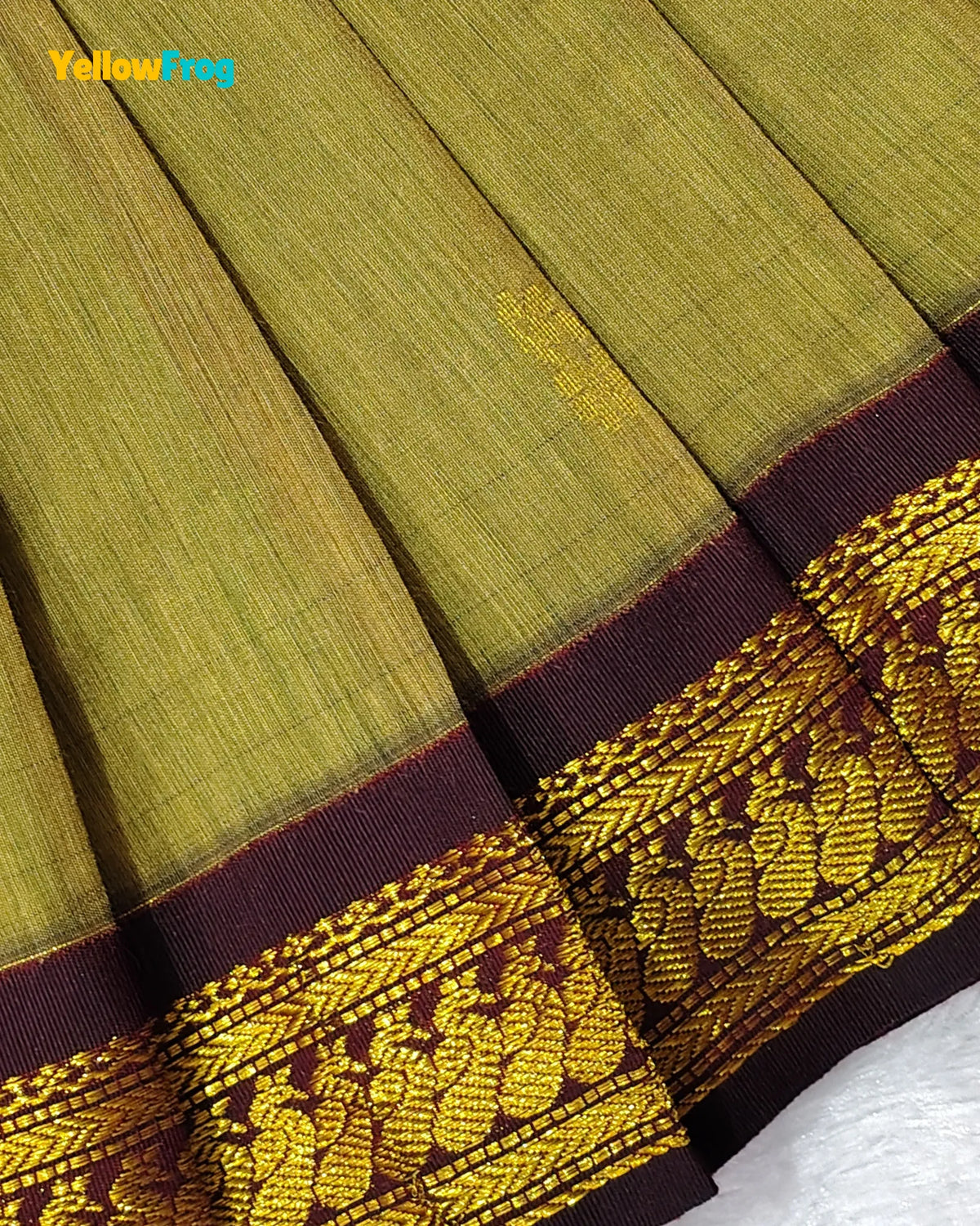 Newborn Kalyani Cotton Cotton Traditional Dress - Olive Green LF2050