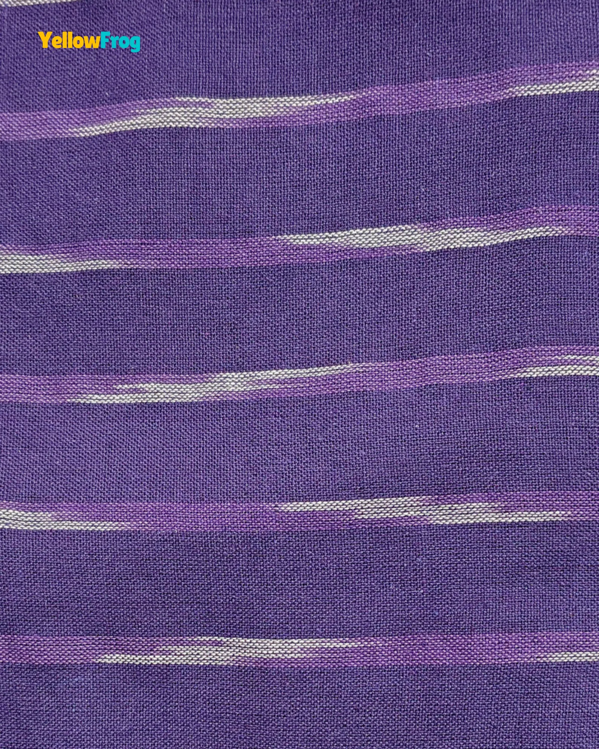 Boys Pure Cotton Ikkat Kurta Pyjama Set - Purple Striped Ikkat KP231