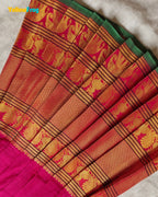 Girls Fuscia Pink Kalyani Cotton Gown - PG750