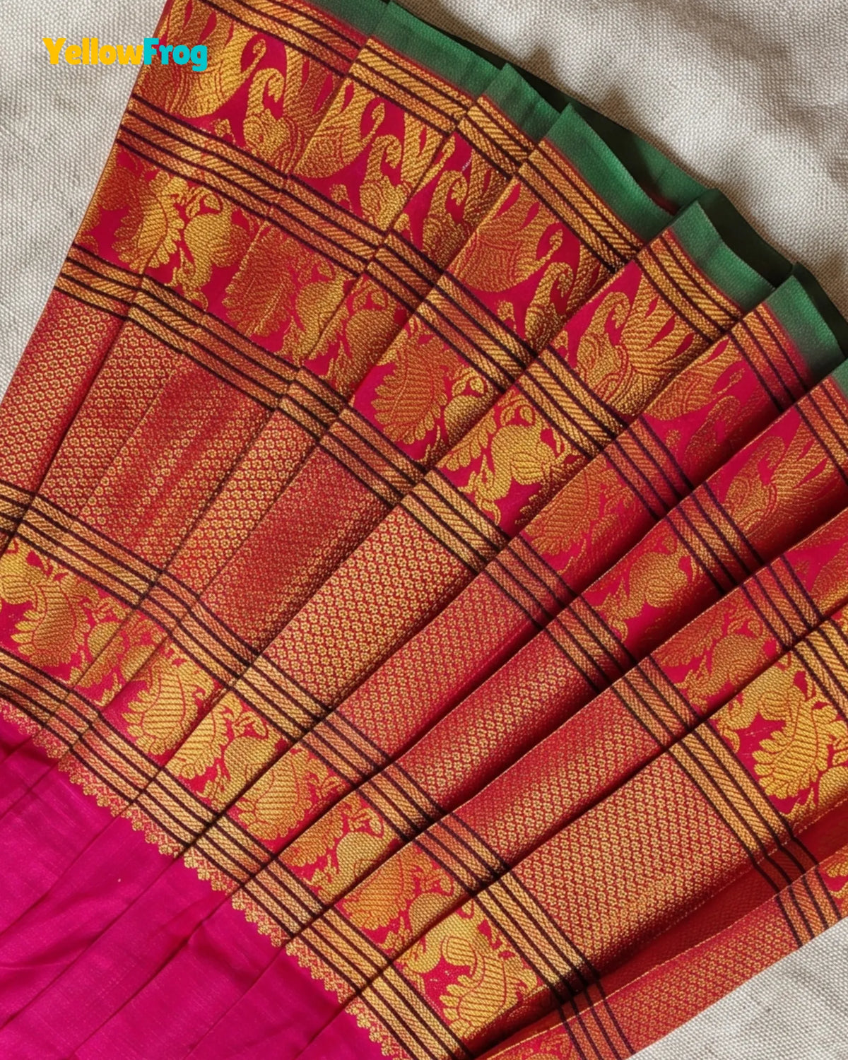 Girls Fuscia Pink Kalyani Cotton Gown - PG750