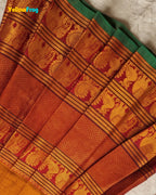 Girls Ochre Orange Kalyani Cotton Gown - PG752