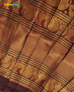 Girls Maroon Kalyani Cotton Full Gown - PG755