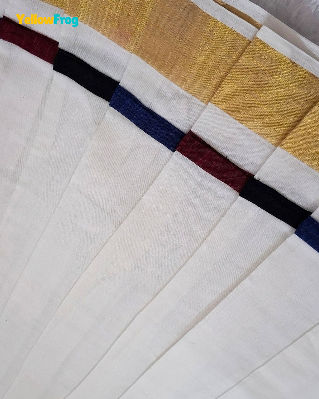 Madras Checks Kasavu Cotton Pavadai for Girls - Pure Cotton Set PPP2192