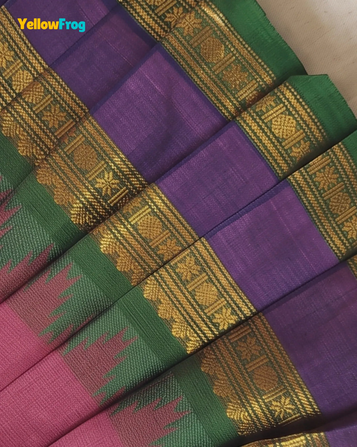 Newborn Onion Pink Chettinad Cotton Traditional Frock- LF2082